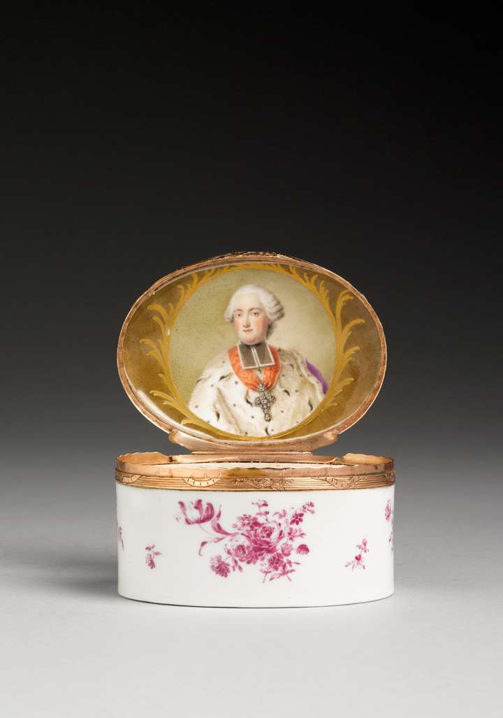 Snuffbox with a portrait of Clemens Wenceslas of Saxony